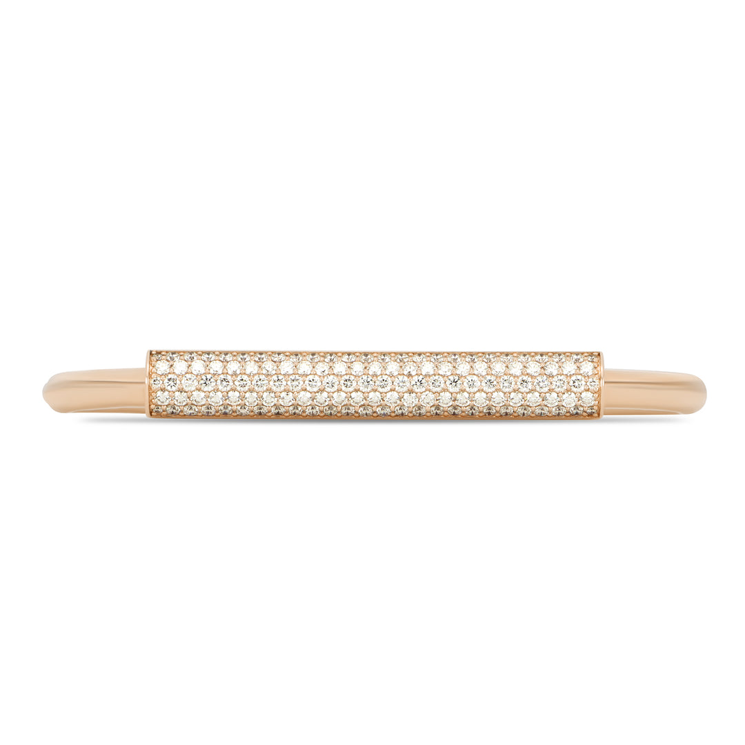 DOMINO BANGLE WITH DIAMONDS