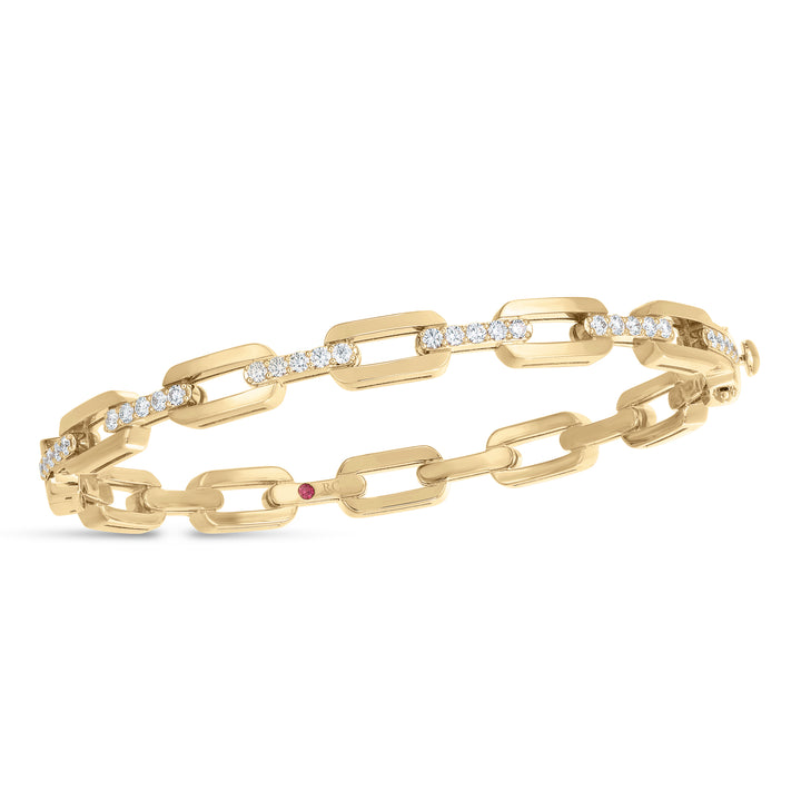 NAVARRA BANGLE WITH DIAMONDS