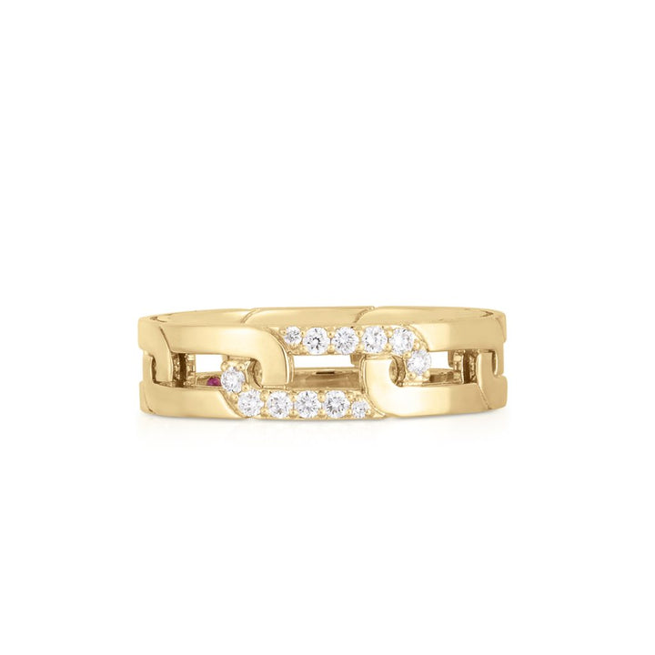 NAVARRA RING WITH DIAMONDS