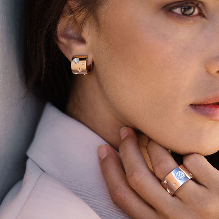 POIS MOI EARRINGS WITH DIAMONDS