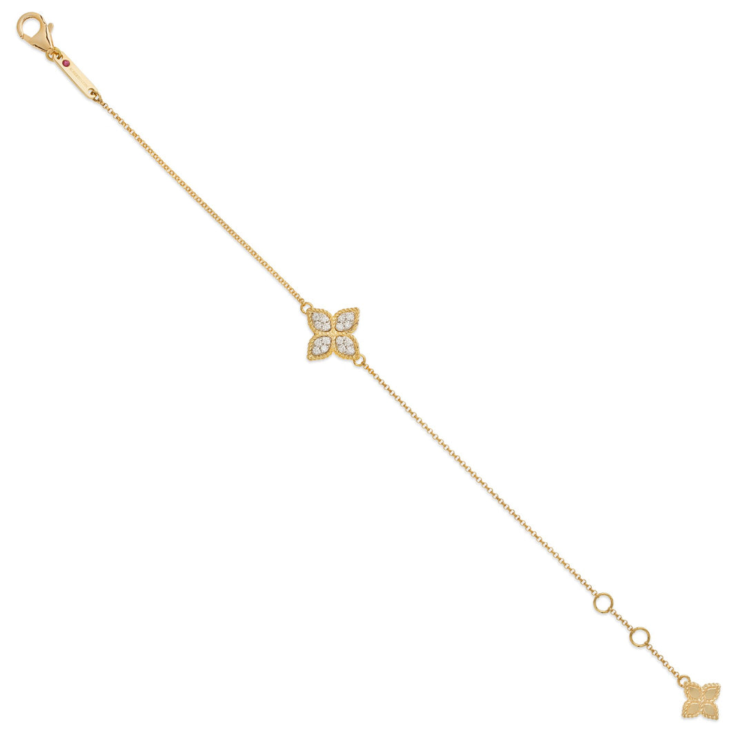 PRINCESS FLOWER BRACELET WITH DIAMONDS