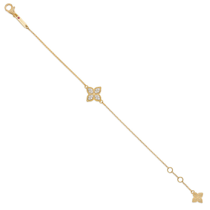 PRINCESS FLOWER BRACELET WITH DIAMONDS