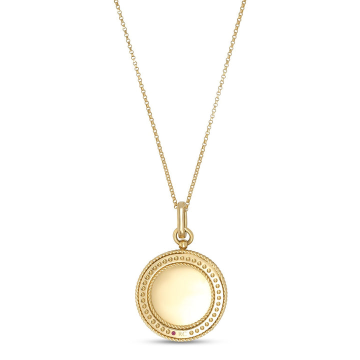 VENETIAN MEDALLIONS COLLAR WITH DIAMONDS