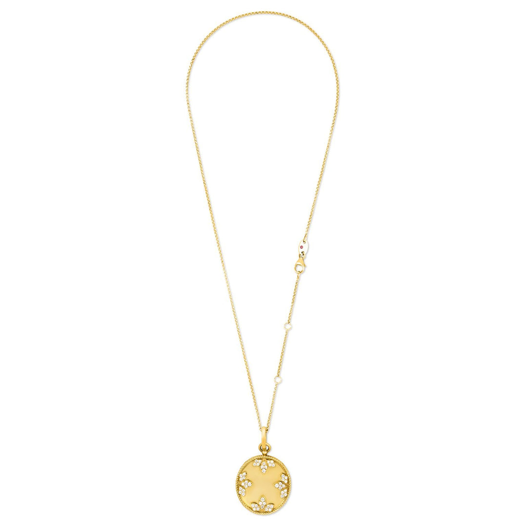 VENETIAN MEDALLIONS COLLAR WITH DIAMONDS