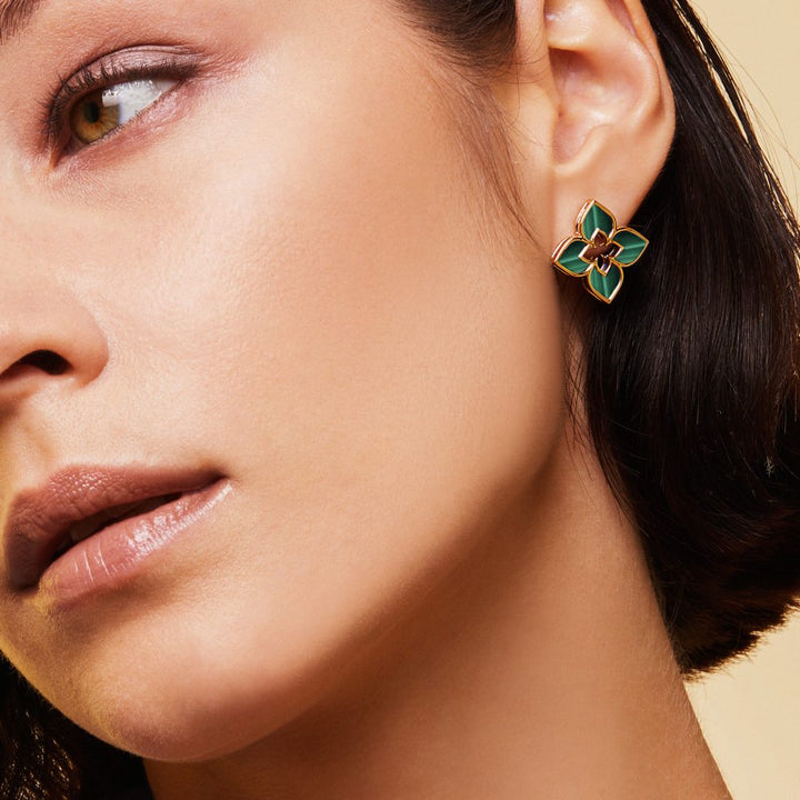 VENETIAN PRINCESS EARRINGS WITH MALACHITE