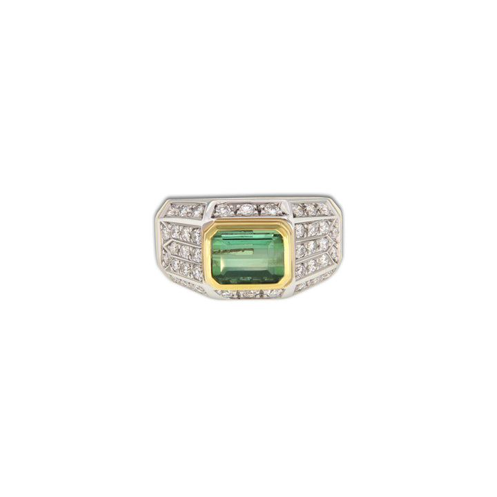 Gold Ring with Peridot
