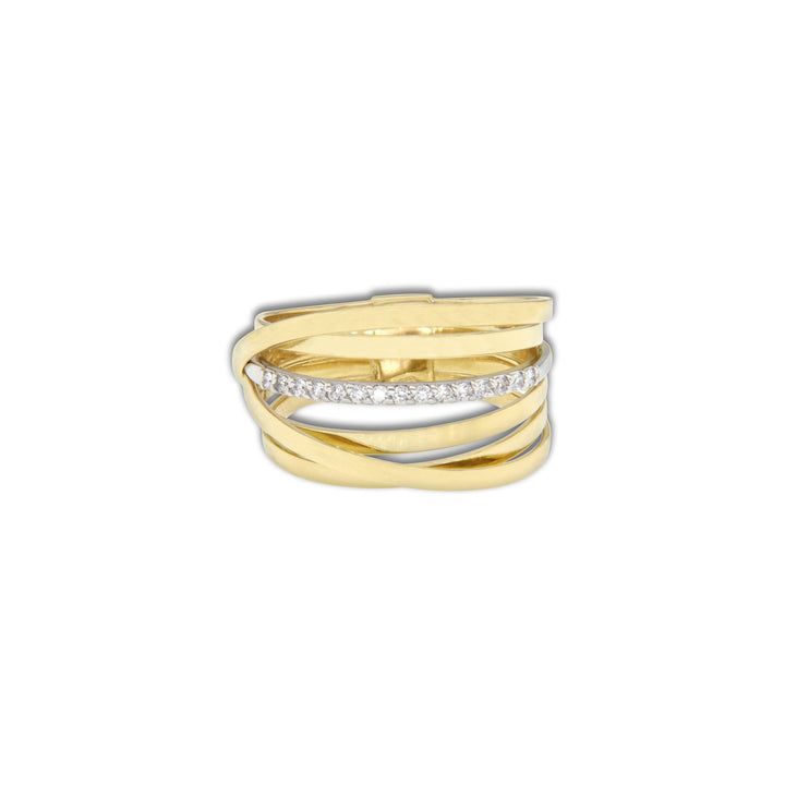 Gold Ring with Diamonds