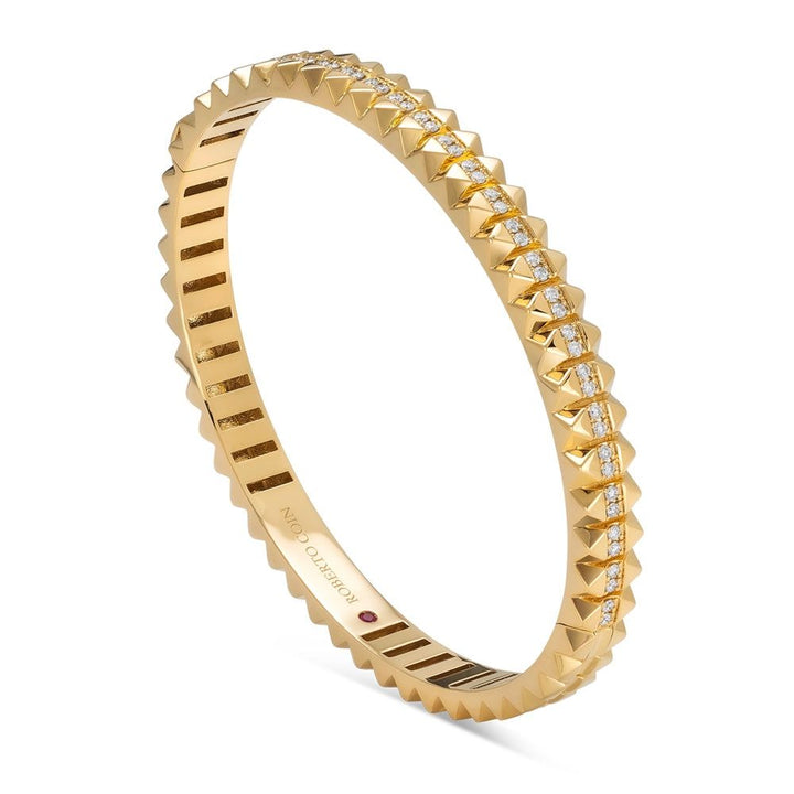 ROCK & DIAMONDS BANGLE WITH DIAMONDS