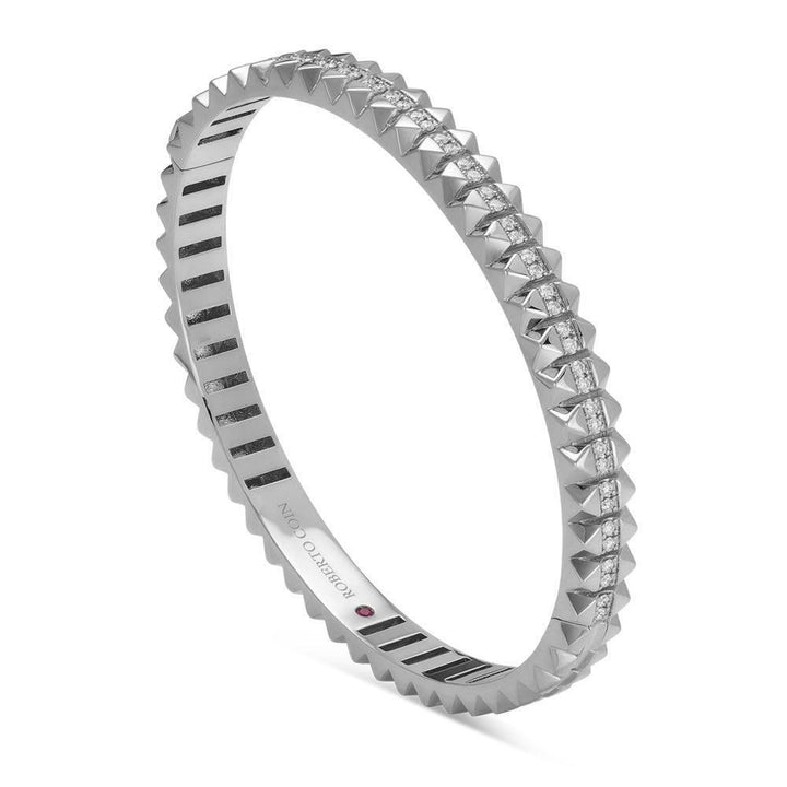 ROCK & DIAMONDS BANGLE WITH DIAMONDS