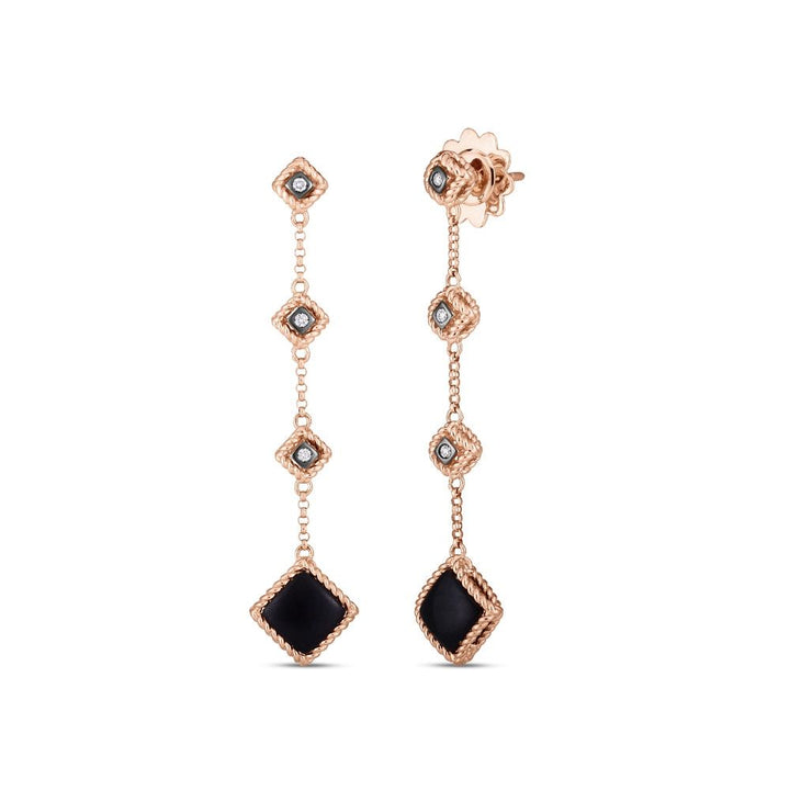 PALAZZO DUCALE EARRINGS WITH BLACK JADE