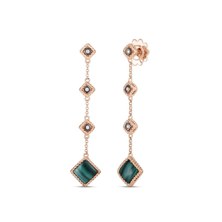 PALAZZO DUCALE EARRINGS WITH MALACHITE