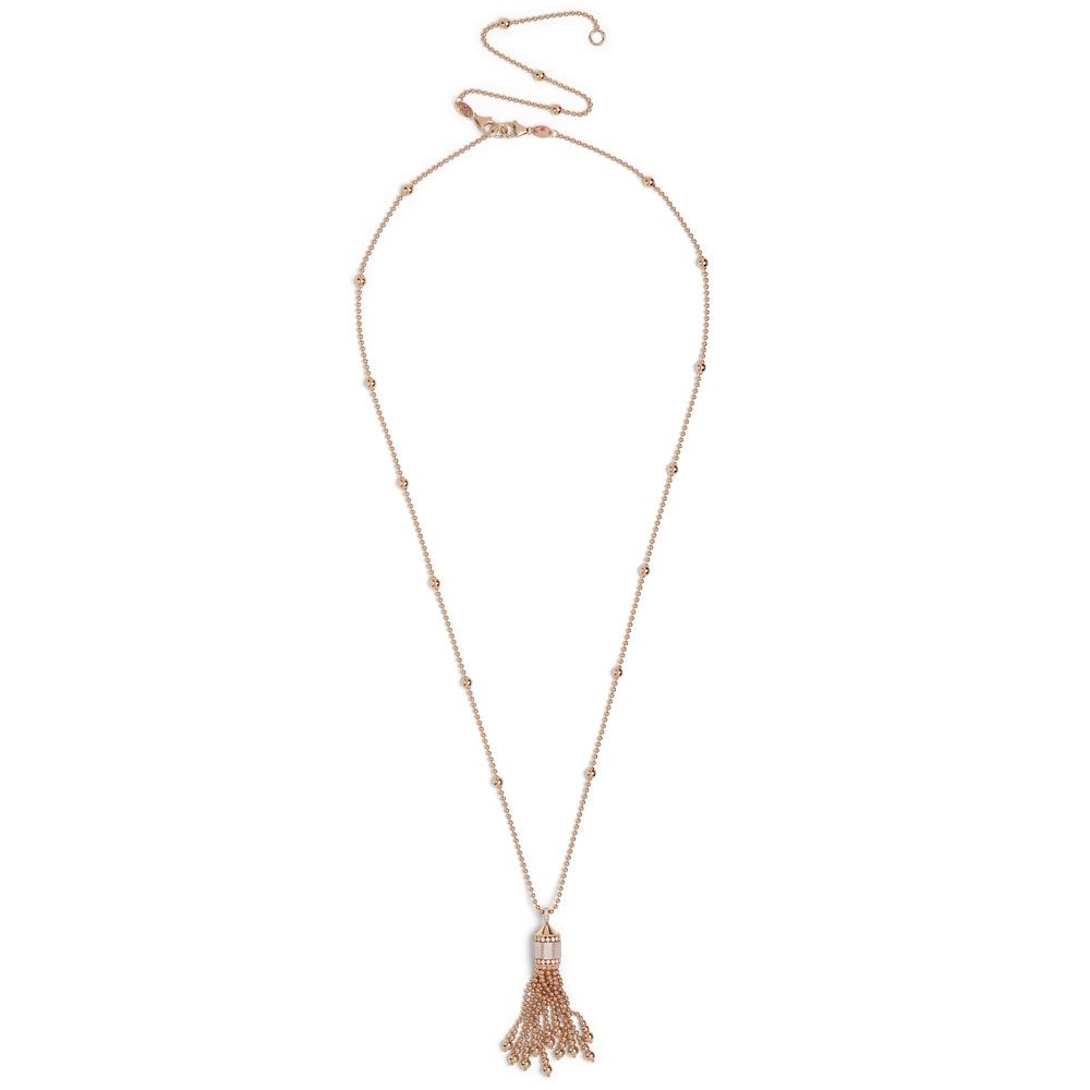 ART DECO NECKLACE WITH MOTHER OF PEARL AND DIAMONDS