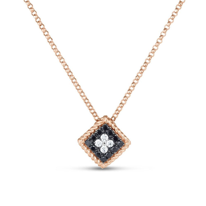 PALAZZO DUCALE PENDANT WITH BLACK DIAMONDS