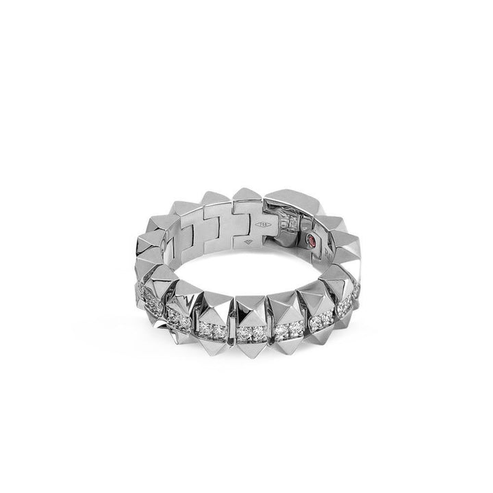 ROCK & DIAMONDS RING WITH DIAMONDS