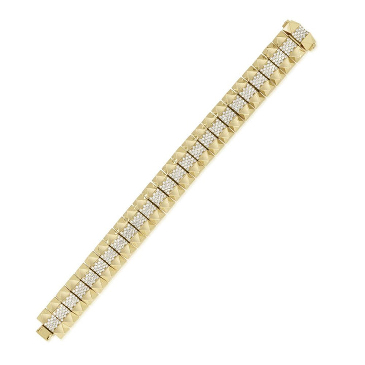 ROCK & DIAMONDS BRACELET WITH DIAMONDS