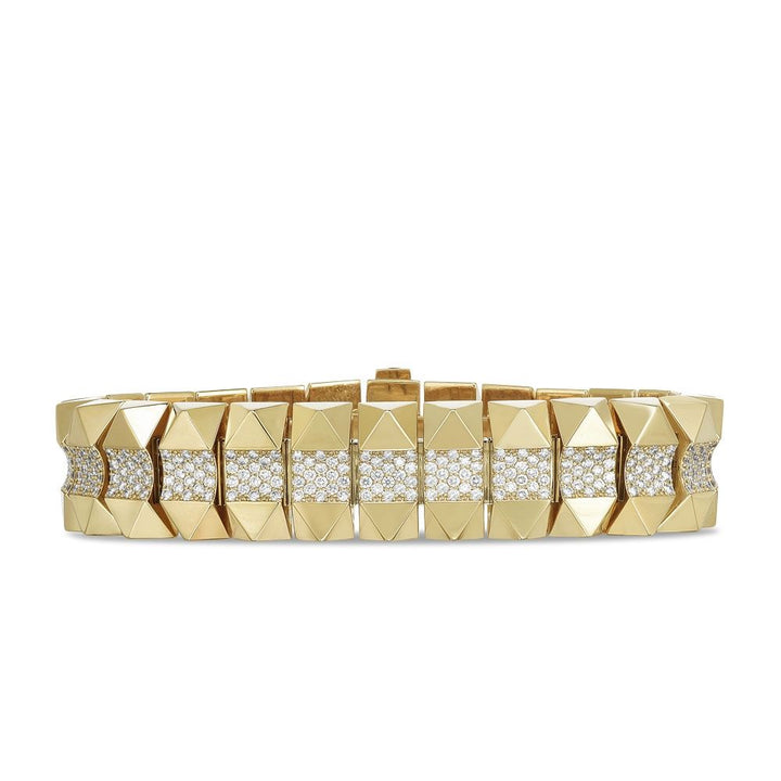 ROCK & DIAMONDS BRACELET WITH DIAMONDS