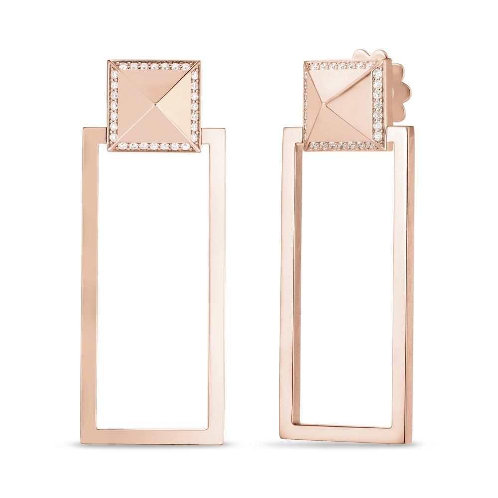 ROCK & DIAMONDS EARRINGS WITH DIAMONDS