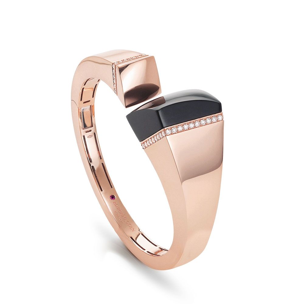 SAUVAGE PRIVE’ BANGLE WITH BLACK JADE