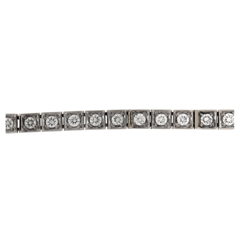 60's Diamonds Tennis Bracelet - S.Vaggi Jewelry Store