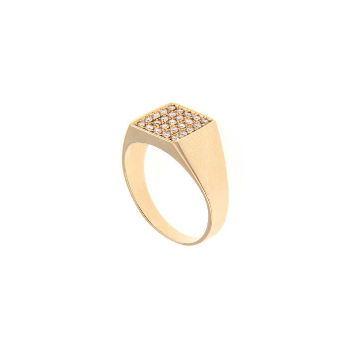 Vintage Gold Ring with Diamonds