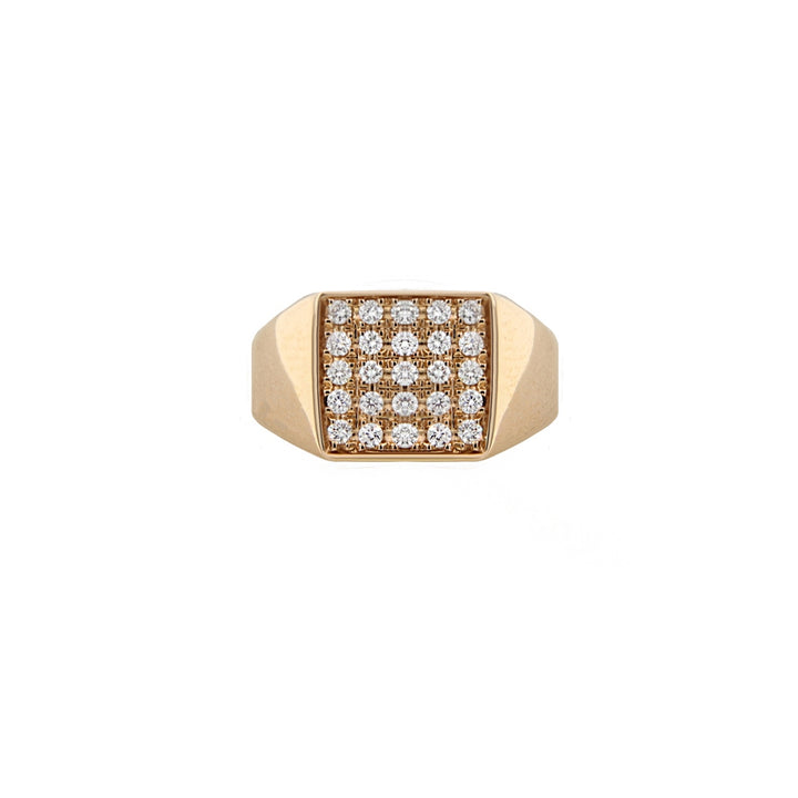 Vintage Gold Ring with Diamonds