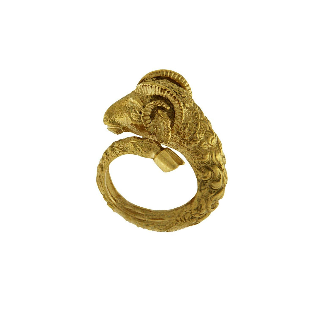 Aries Gold Ring - S.Vaggi Jewelry Store