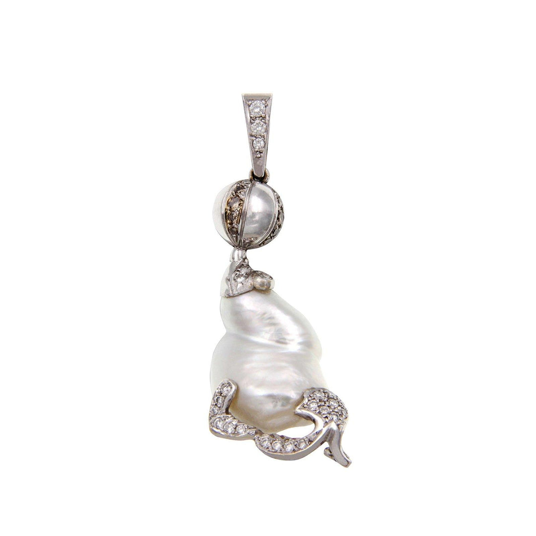 Baroque Seal Pendant - S.Vaggi Jewelry Store