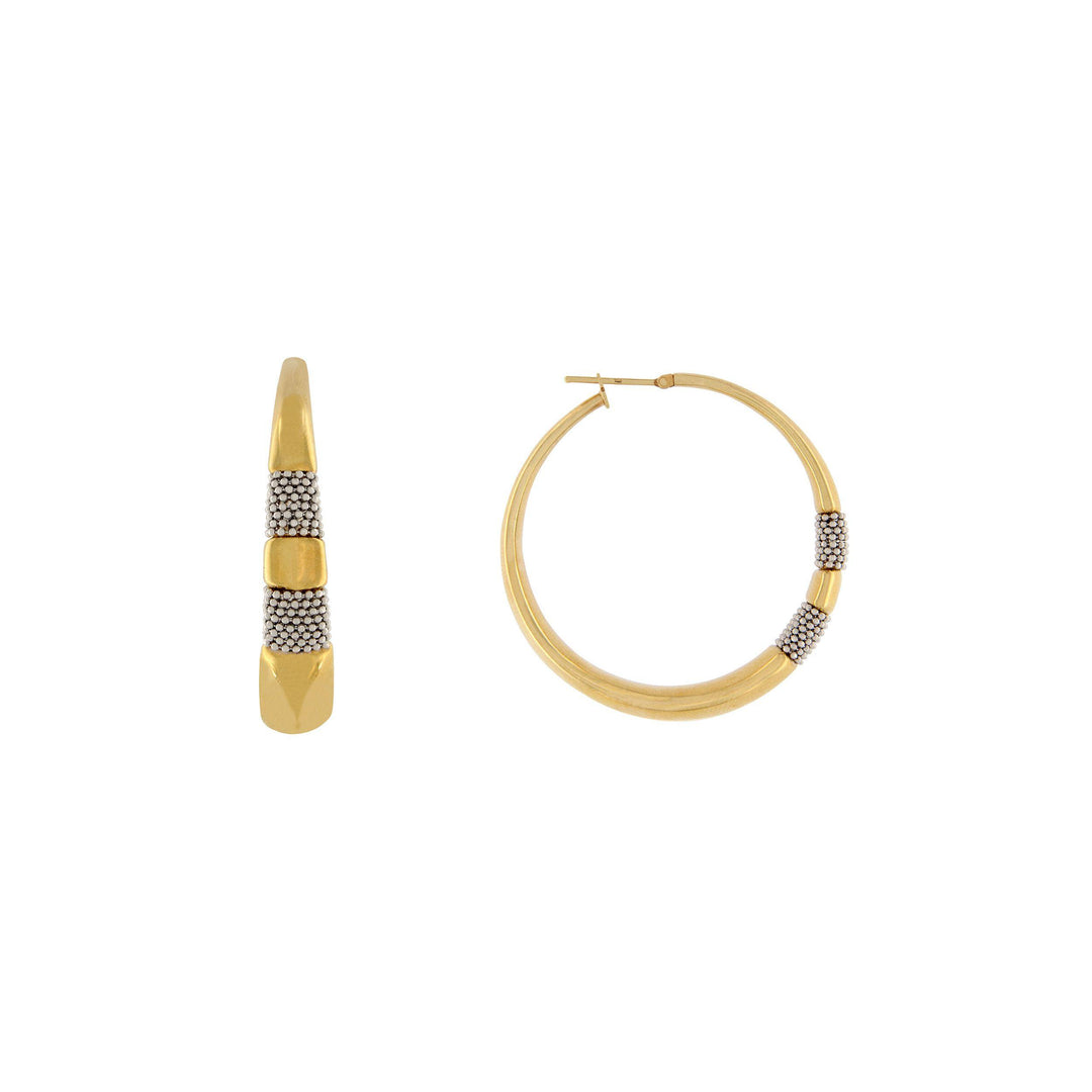 Big Hoops Gold Earrings - S.Vaggi Jewelry Store