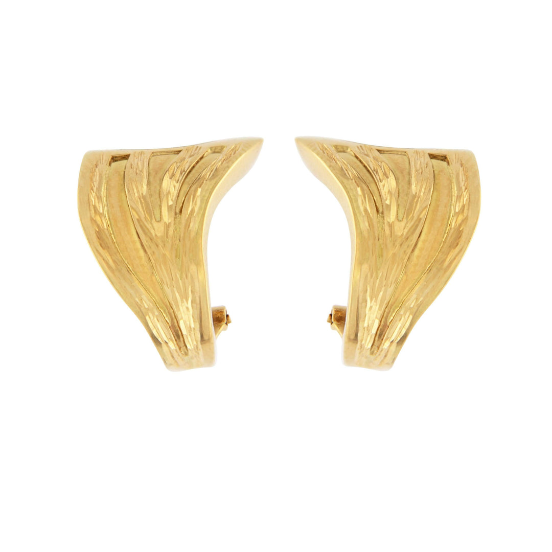 Diamond Cut Earrings - S.Vaggi Jewelry Store