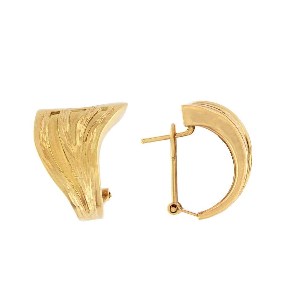 Diamond Cut Earrings - S.Vaggi Jewelry Store