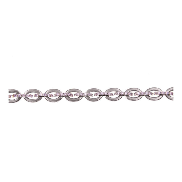 Diamond White Link Bracelet - S.Vaggi Jewelry Store