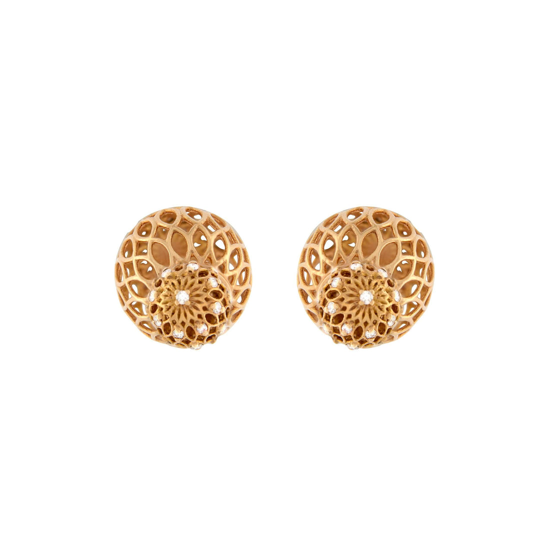 Diamonds Piercing Earrings - S.Vaggi Jewelry Store