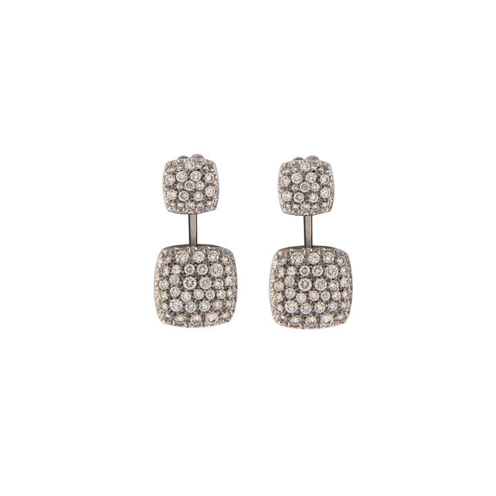 Double Square Earrings - S.Vaggi Jewelry Store