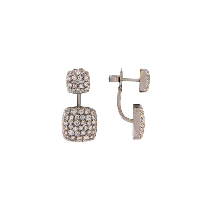 Double Square Earrings - S.Vaggi Jewelry Store