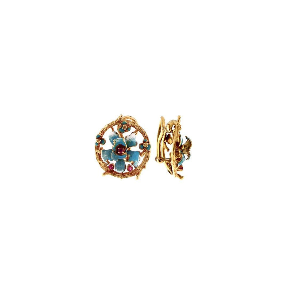 Flower Earrings - S.Vaggi Jewelry Store