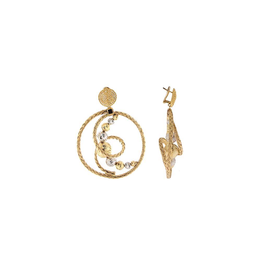 Giant Circles Rope Earrings - S.Vaggi Jewelry Store