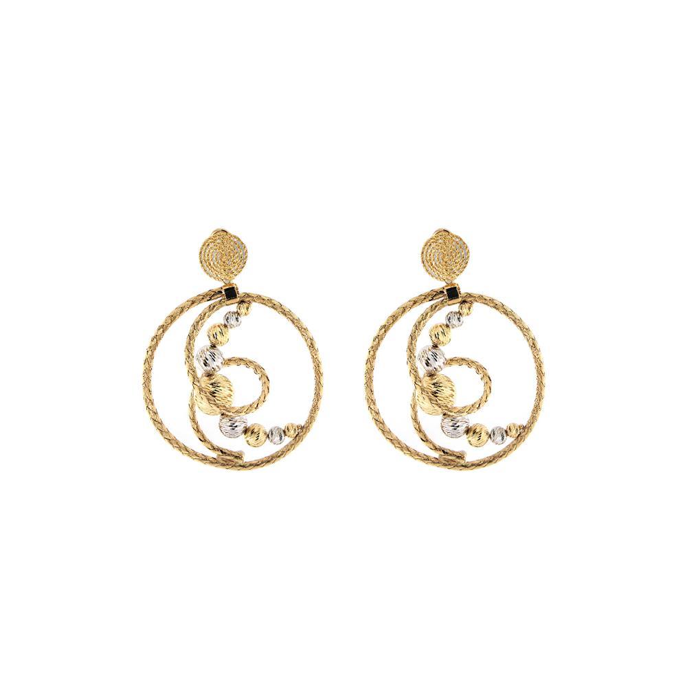 Giant Circles Rope Earrings - S.Vaggi Jewelry Store