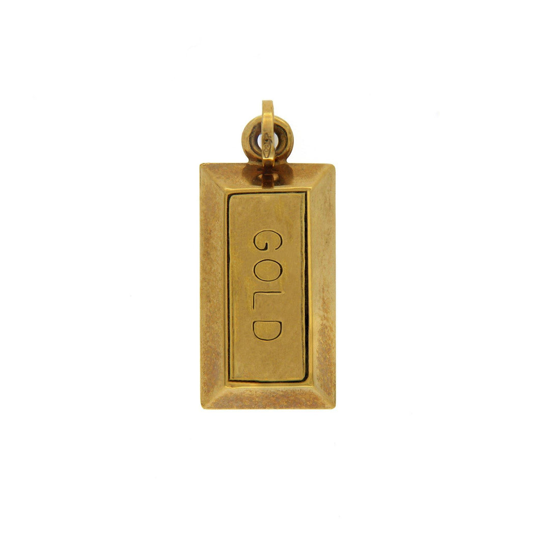 Gold Bar Pendant - S.Vaggi Jewelry Store