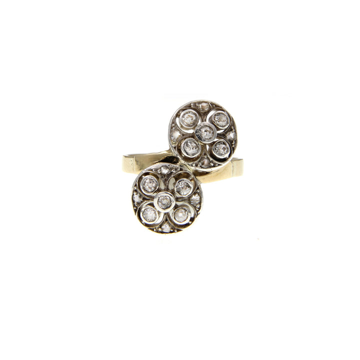Vintage Gold Ring with Diamonds