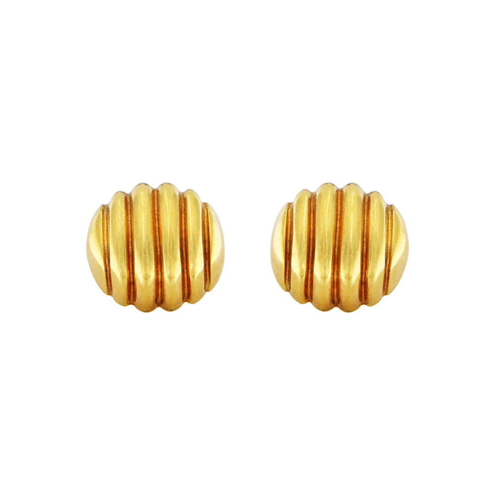 Golden Gnocchi Cufflinks - S.Vaggi Jewelry Store