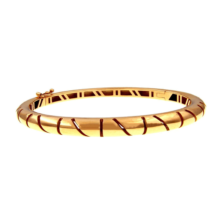 Graffiti Rose Bangle Bracelet - S.Vaggi Jewelry Store