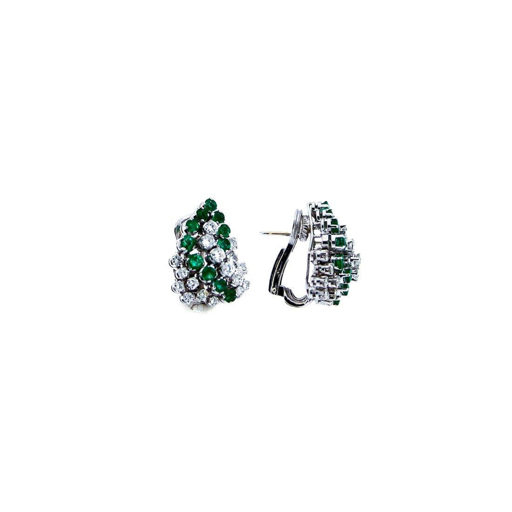 Grapes Emerald Earrings - S.Vaggi Jewelry Store