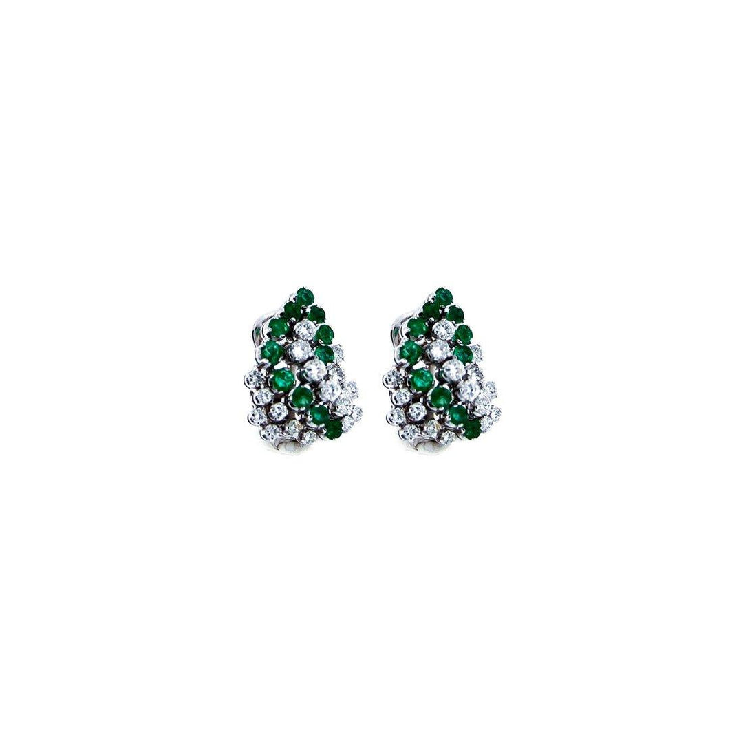 Grapes Emerald Earrings - S.Vaggi Jewelry Store