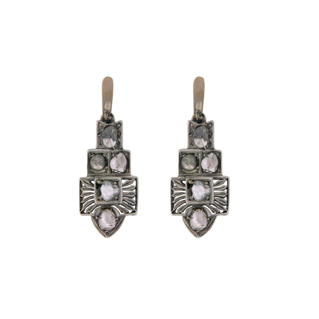 Inca Diamonds Earrings - S.Vaggi Jewelry Store
