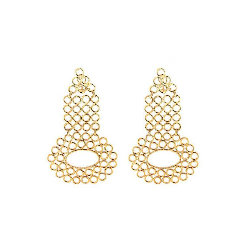 Long Geometrical Earrings - S.Vaggi Jewelry Store