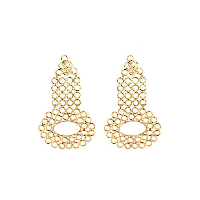 Long Geometrical Earrings - S.Vaggi Jewelry Store