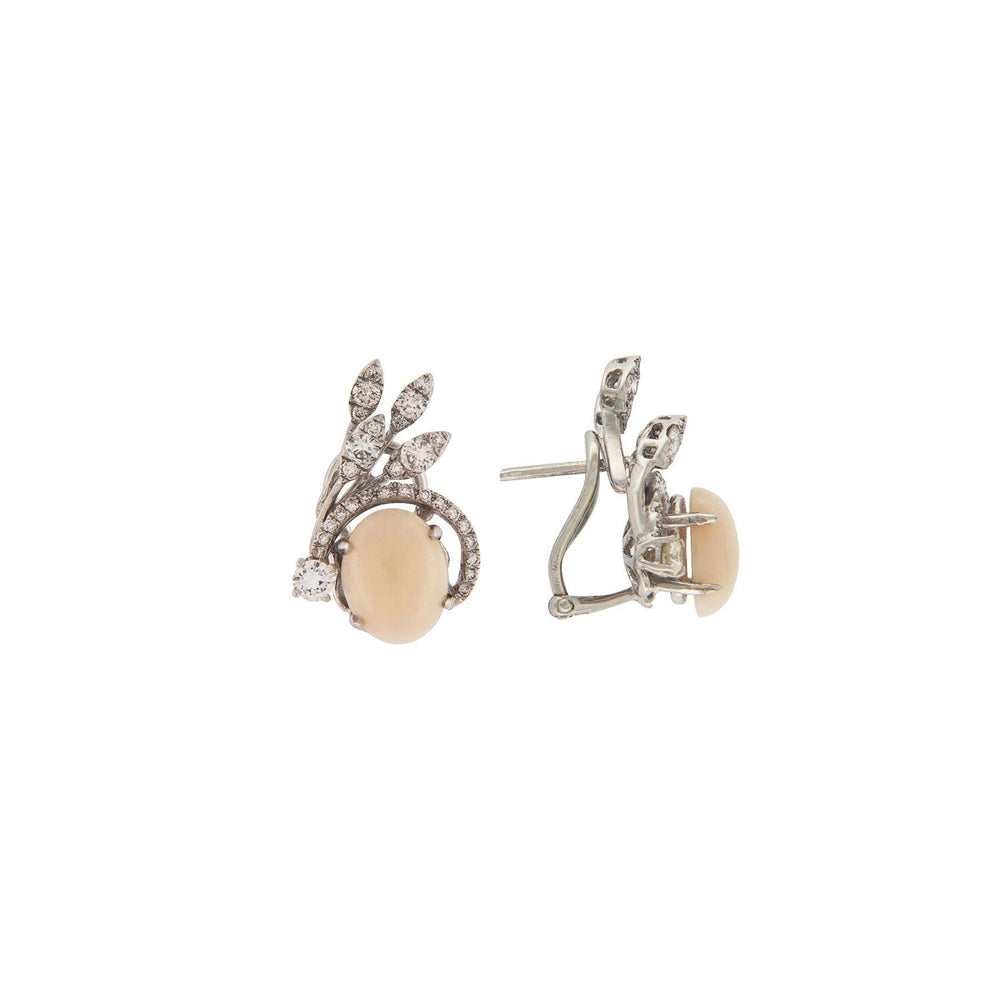 Pink Coral Earrings - S.Vaggi Jewelry Store