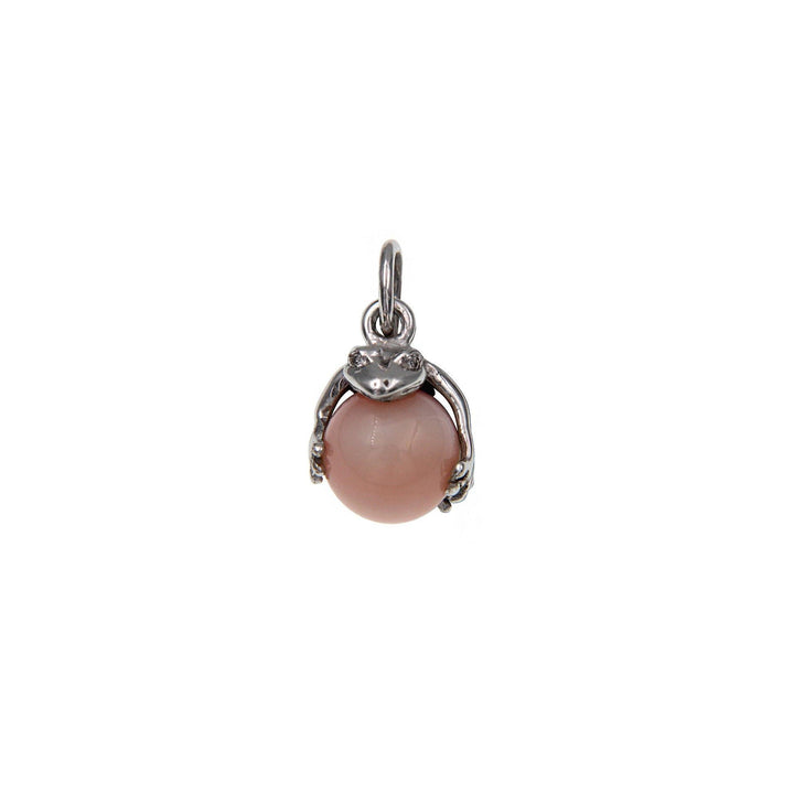 Pink Frog Pendant - S.Vaggi Jewelry Store