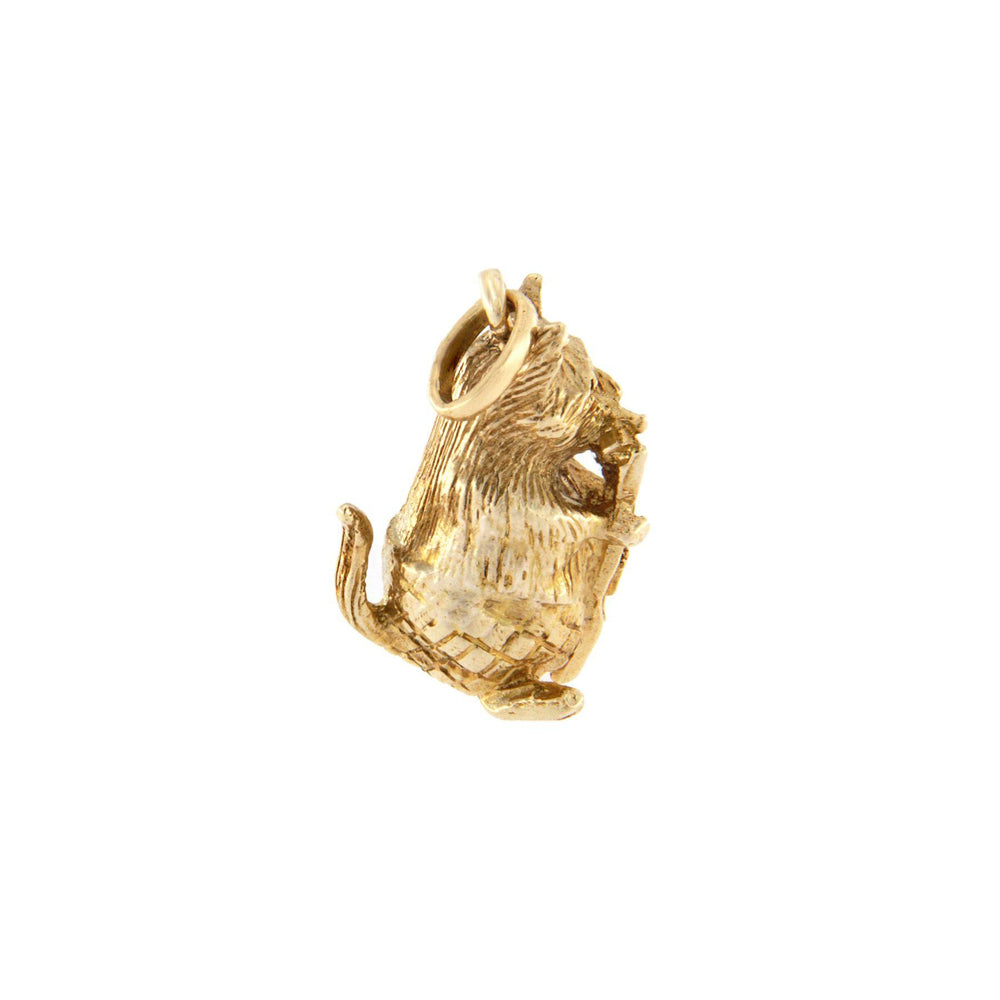 Playing Mouse Charm - S.Vaggi Jewelry Store