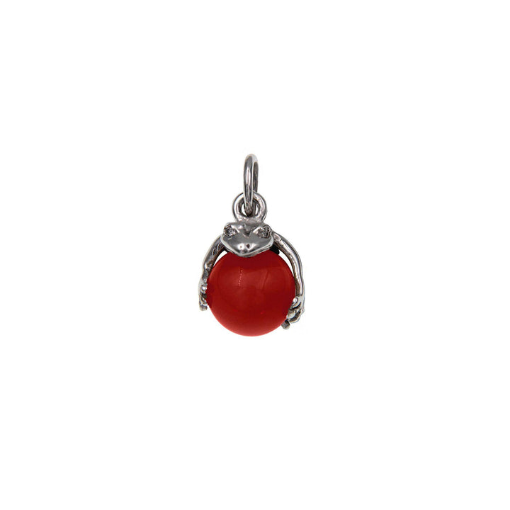 Red Frog Pendant - S.Vaggi Jewelry Store